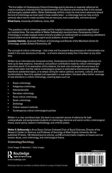Produktbild: Contemporary Critical Criminology
