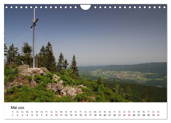 Produktbild: Gipfelkreuze im B&ouml;hmerwald (Wandkalender 2026 DIN A4 quer), CALVENDO Monatskalender