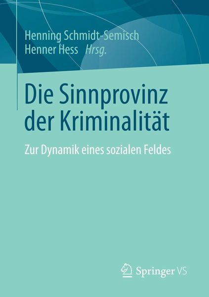 Produktbild: Die Sinnprovinz der Kriminalit&auml;t