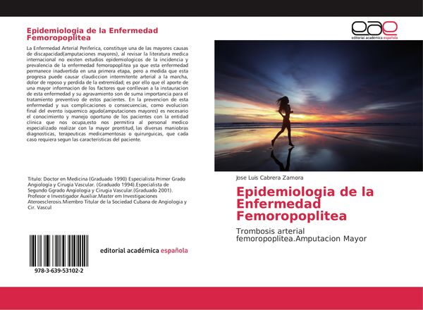 Produktbild: Epidemiologia de la Enfermedad Femoropoplitea
