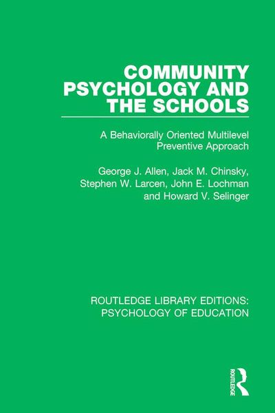 Produktbild: Community Psychology and the Schools