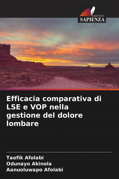 Produktbild: Efficacia comparativa di LSE e VOP nella gestione del dolore lombare