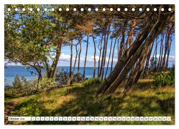 Produktbild: Beckerwitz - Impressionen aus der Wohlenberger Wiek (Wismarer Bucht) (Tischkalender 2026 DIN A5 quer), CALVENDO Monatskalender