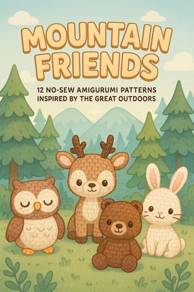 Produktbild: Mountain Friends: 12 No-Sew Amigurumi Patterns