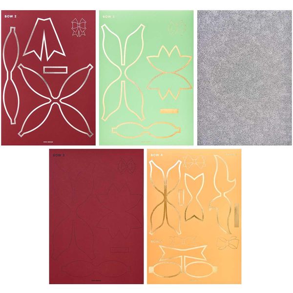 Produktbild: Bastelpapierblock Put A Bow On It!, f&uuml;r bis zu 18 Schleifen