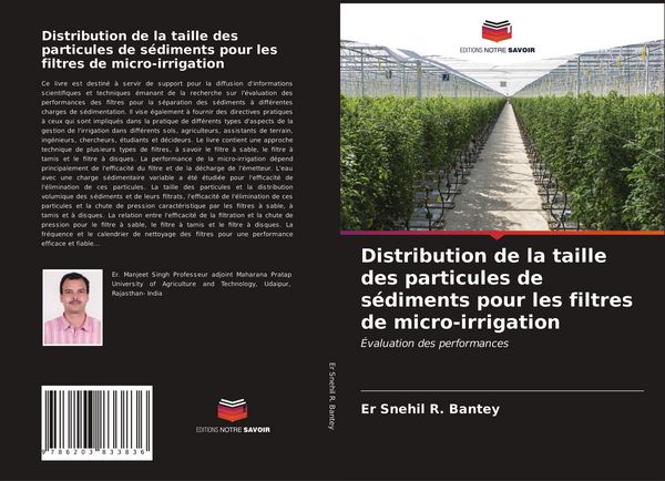 Produktbild: Distribution de la taille des particules de s&eacute;diments pour les filtres de micro-irrigation