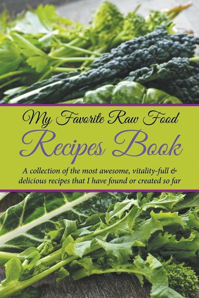Produktbild: My Favorite Raw Food Recipes Book