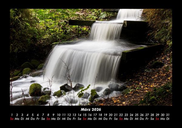 Produktbild: Wasserf&auml;lle 2026 Fotokalender DIN A3