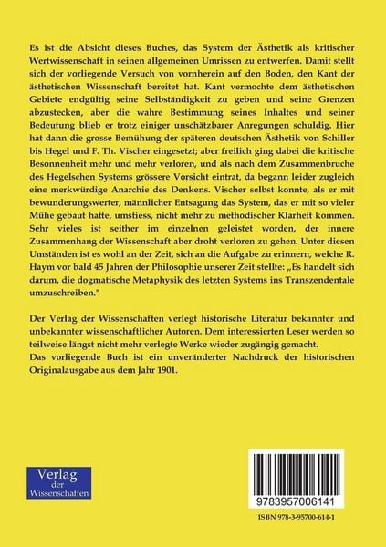 Produktbild: Allgemeine &Auml;sthetik