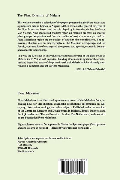 Produktbild: The Plant Diversity of Malesia