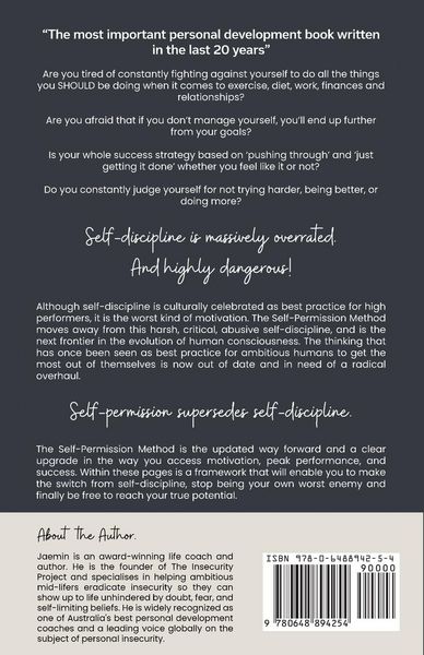 Produktbild: The Self-Permission Method. How to succeed in life without using self-discipline