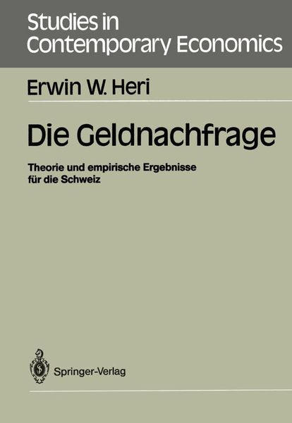 Produktbild: Die Geldnachfrage