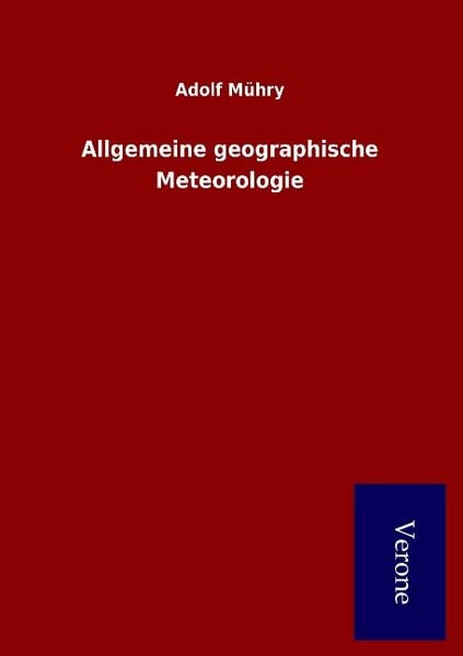 Produktbild: Allgemeine geographische Meteorologie