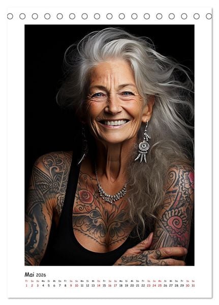 Produktbild: Tattoo to me too (Tischkalender 2026 DIN A5 hoch), CALVENDO Monatskalender
