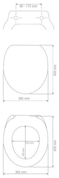 Produktbild: WC-Sitz Mod. Pretty mit Hochglanz-Oberfl&auml;che, aus bruchstabilem Thermoplast