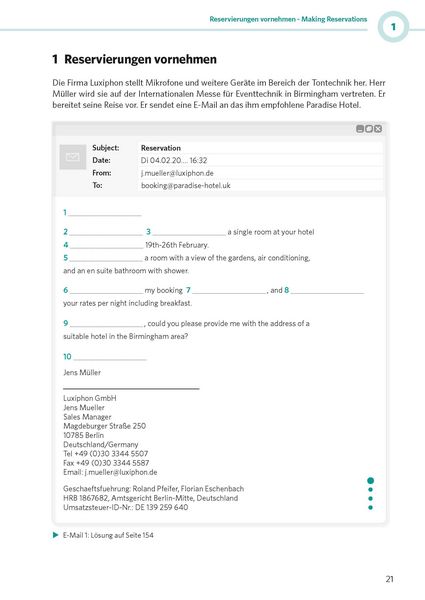 Produktbild: PONS B&uuml;rokommunikation Englisch