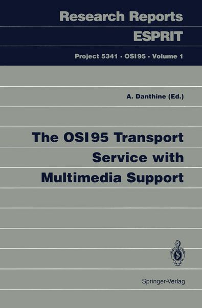 Produktbild: The OSI95 Transport Service with Multimedia Support