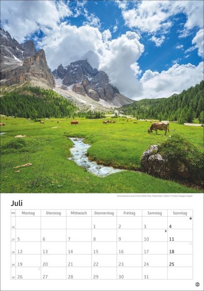 Produktbild: Alpen Kalender 2027