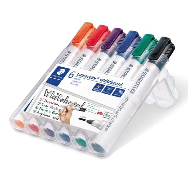 Produktbild: STAEDTLER Whiteboardmarker Rundspitze 6er Etui