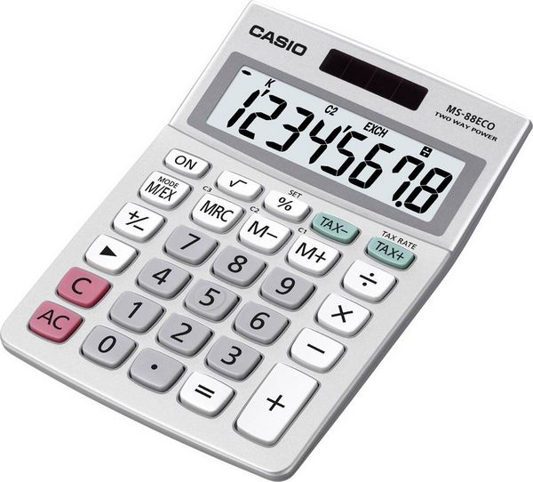 Produktbild: CASIO&reg; Standardrechner MS-88EM