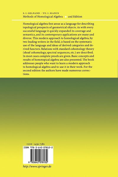 Produktbild: Methods of Homological Algebra