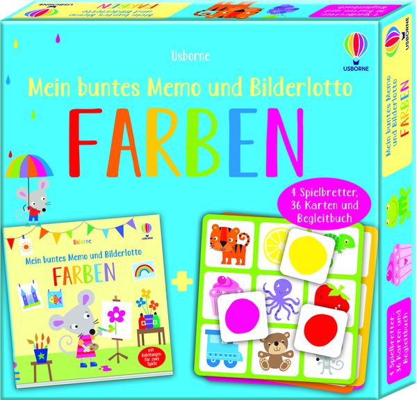 Produktbild: Mein buntes Memo und Bilderlotto: Farben