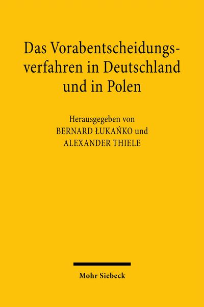 Produktbild: Das Vorabentscheidungsverfahren in Deutschland und in Polen