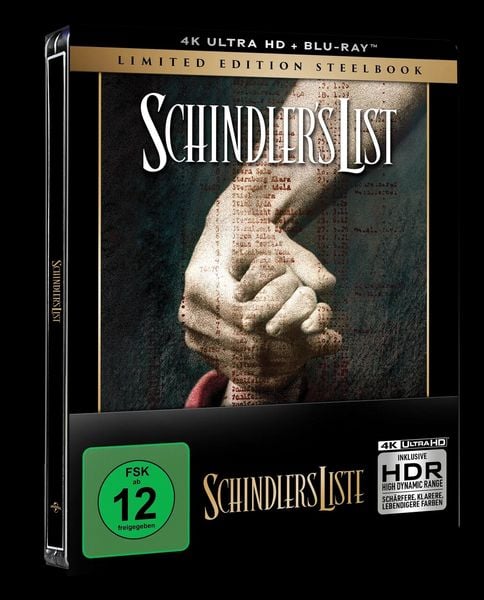 Produktbild: Schindlers Liste - Steelbook (4K-UHD+2 Blu-rays)