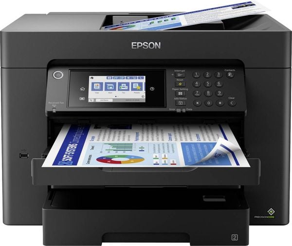 Epson WorkForce WF-7840DTWF Multifunktionsdrucker Tintenstrahl Farbe A3+ Drucker, Scanner, Kopierer, Fax Duplex, WLAN, USB, LAN