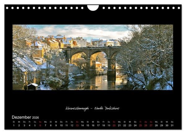 Produktbild: Amazing England - England's sch&ouml;nste Seiten (Wandkalender 2026 DIN A4 quer), CALVENDO Monatskalender