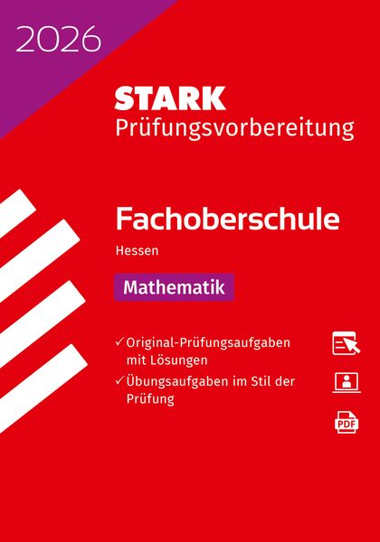 STARK Mathematik - Abschlussprüfung FOS 2026 Hessen - Prüfungsvorbereitung, Set von , Stark Verlag GmbH, 978-3-8490-6329-0