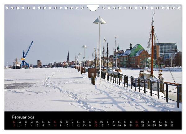 Produktbild: Rostock (Wandkalender 2026 DIN A4 quer), CALVENDO Monatskalender