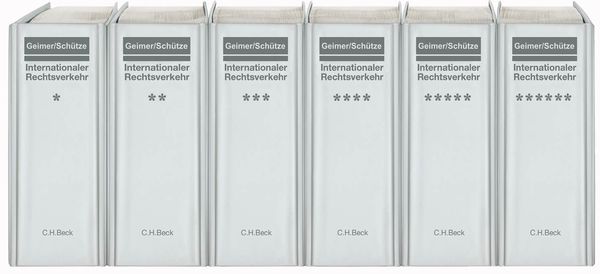 Produktbild: Internationaler Rechtsverkehr in Zivil- und Handelssachen