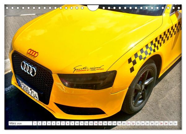 Produktbild: CUBA TAXIS - Havannas gelbe Flotte (Wandkalender 2026 DIN A4 quer), CALVENDO Monatskalender
