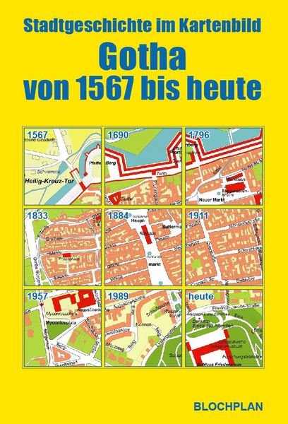 Produktbild: Stadtgeschichte im Kartenbild - Gotha von 1567 bis heute