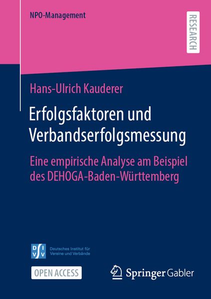 Produktbild: Erfolgsfaktoren und Verbandserfolgsmessung