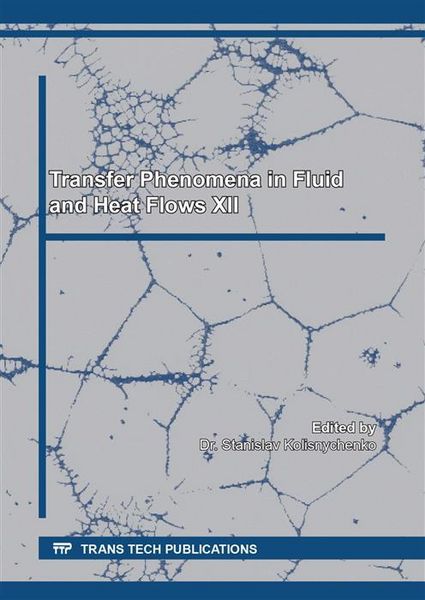 Produktbild: Transfer Phenomena in Fluid and Heat Flows XII