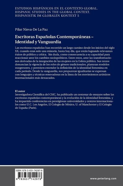 Produktbild: Escritoras Espa&ntilde;olas Contempor&aacute;neas &ndash; Identidad y Vanguardia