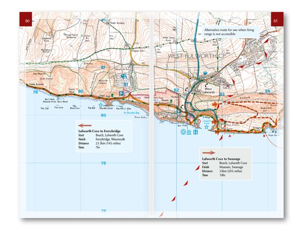 Produktbild: South West Coast Path Map Booklet - Vol 3: Plymouth to Poole