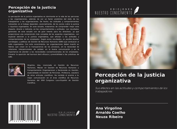 Produktbild: Percepci&oacute;n de la justicia organizativa