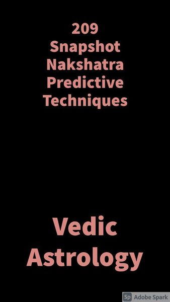 Produktbild: 209 Snapshot nakshatra predictive techniques