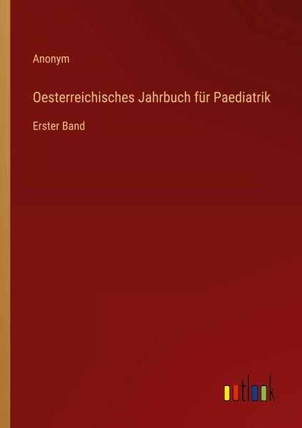Produktbild: Oesterreichisches Jahrbuch f&uuml;r Paediatrik