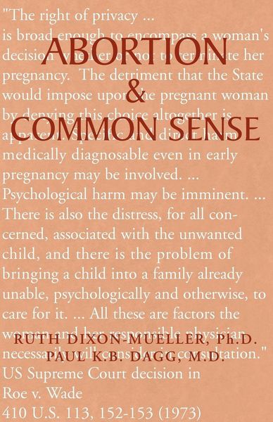 Produktbild: Abortion & Common Sense