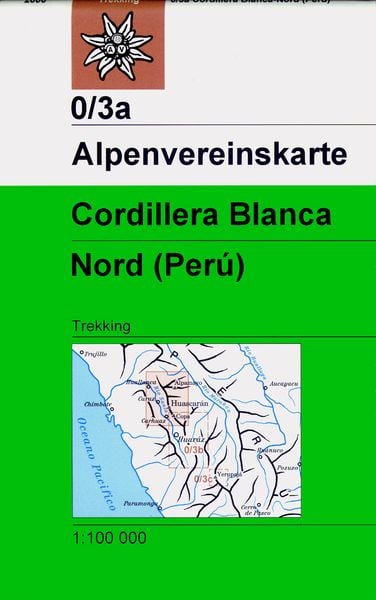 Produktbild: DAV Alpenvereinskarte 0/3A Cordillera Blanca Nordteil 1 : 100 000