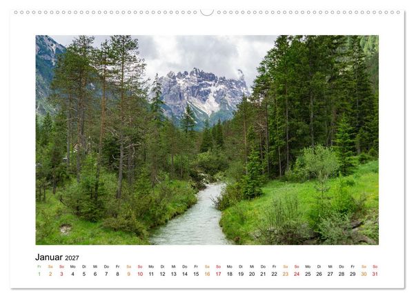 Produktbild: S&uuml;dtirol - Traumhafte Berge und Seen im Norden Italiens (Wandkalender 2027 DIN A2 quer), CALVENDO Monatskalender