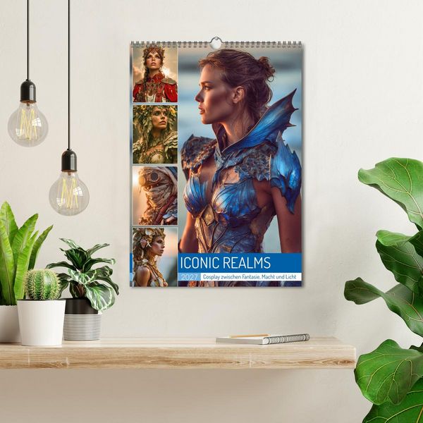 Produktbild: Iconic Realms (Wandkalender 2027 DIN A3 hoch), CALVENDO Monatskalender