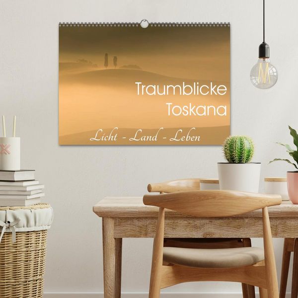Produktbild: Traumblicke Toskana - Licht, Land, Leben (Wandkalender 2026 DIN A3 quer), CALVENDO Monatskalender