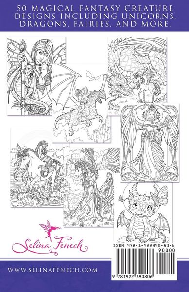 Produktbild: Magical Creatures Minis - Pocket Sized Fantasy Art Coloring Book