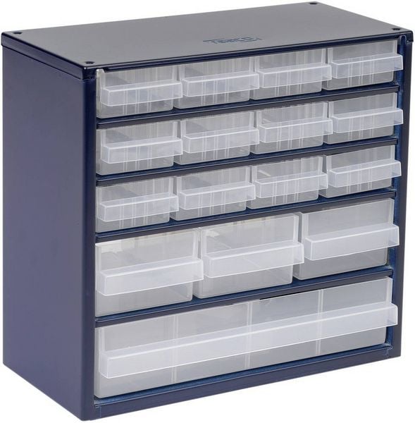 Produktbild: raaco 616-123 Kleinteilemagazin (B x H x T) 306 x 283 x 150 mm Anzahl F&auml;cher: 16 Inhalt 1 St.