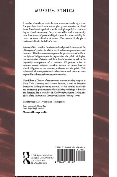 Produktbild: Museum Ethics